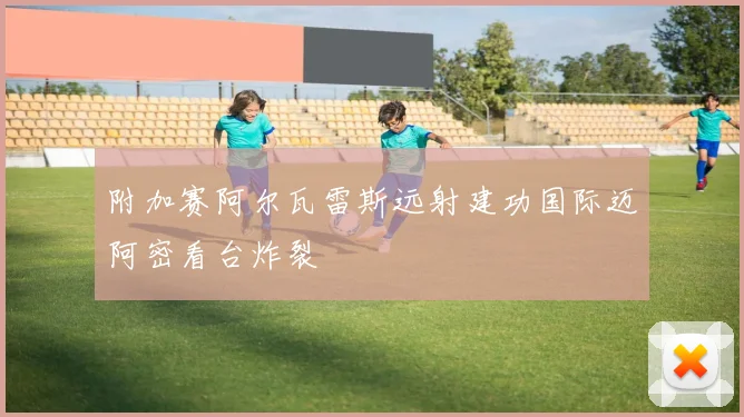 附加赛阿尔瓦雷斯远射建功国际迈阿密看台炸裂